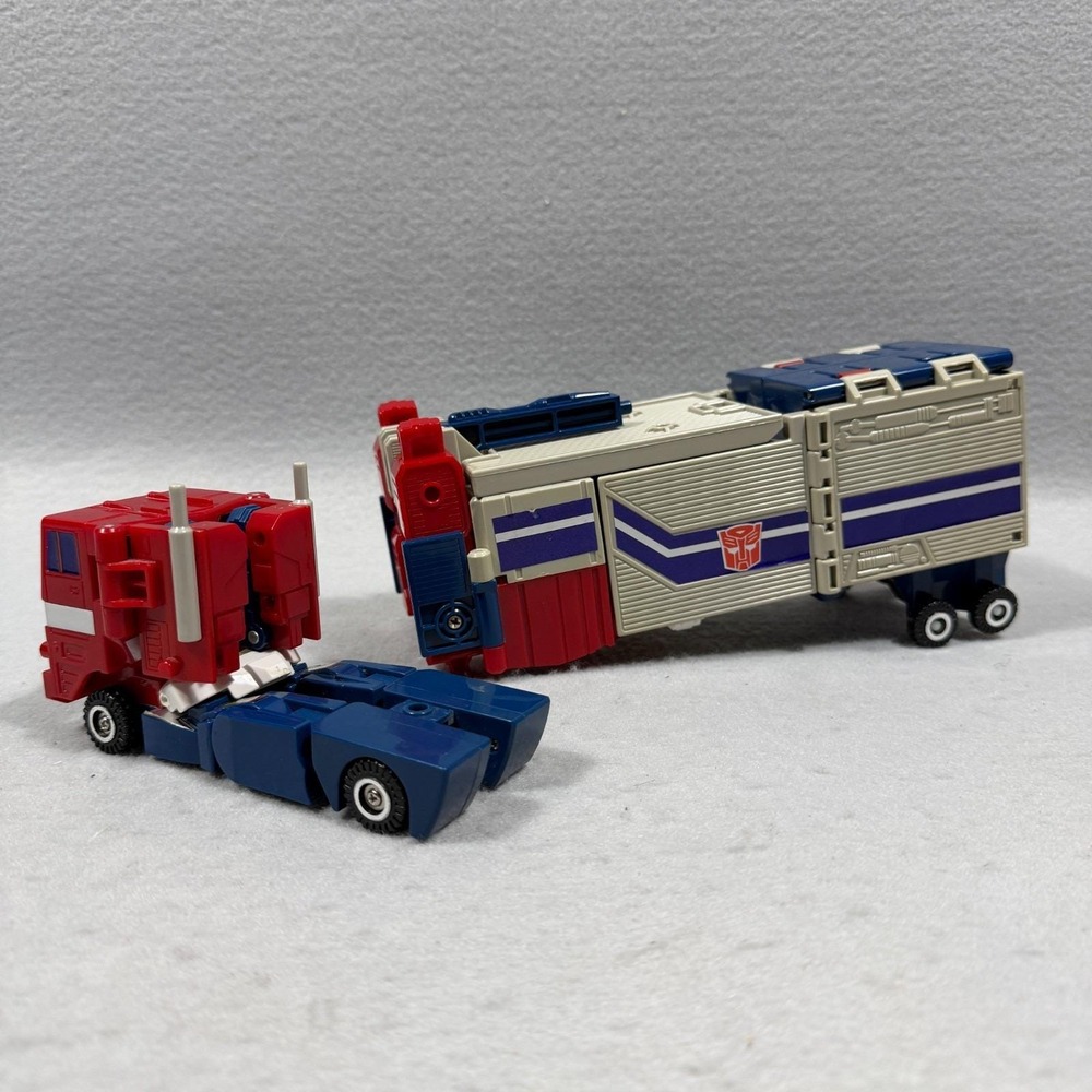 1988 Transformers G1 Powermaster Optimus Prime Cab Trailer Hasbro Incomplete